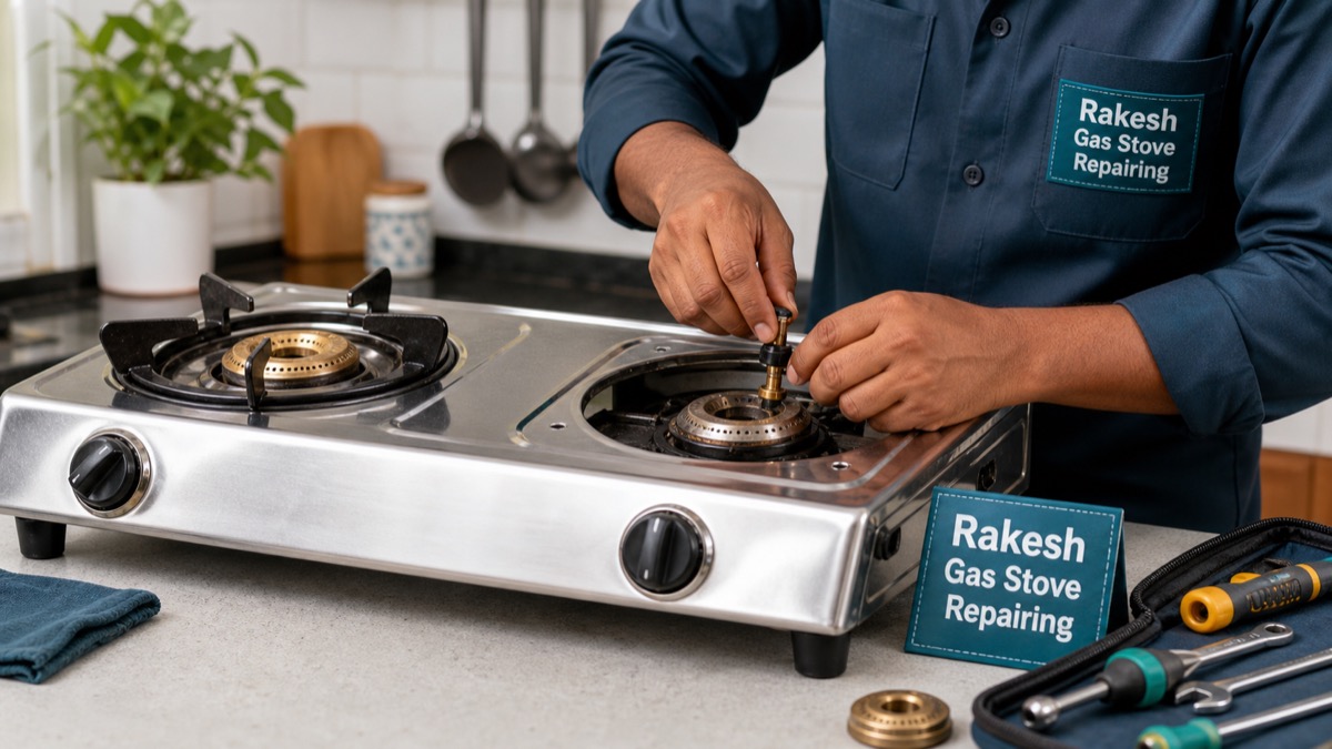 Gas Cooktop Service by Rakesh Gas Stove Repairing